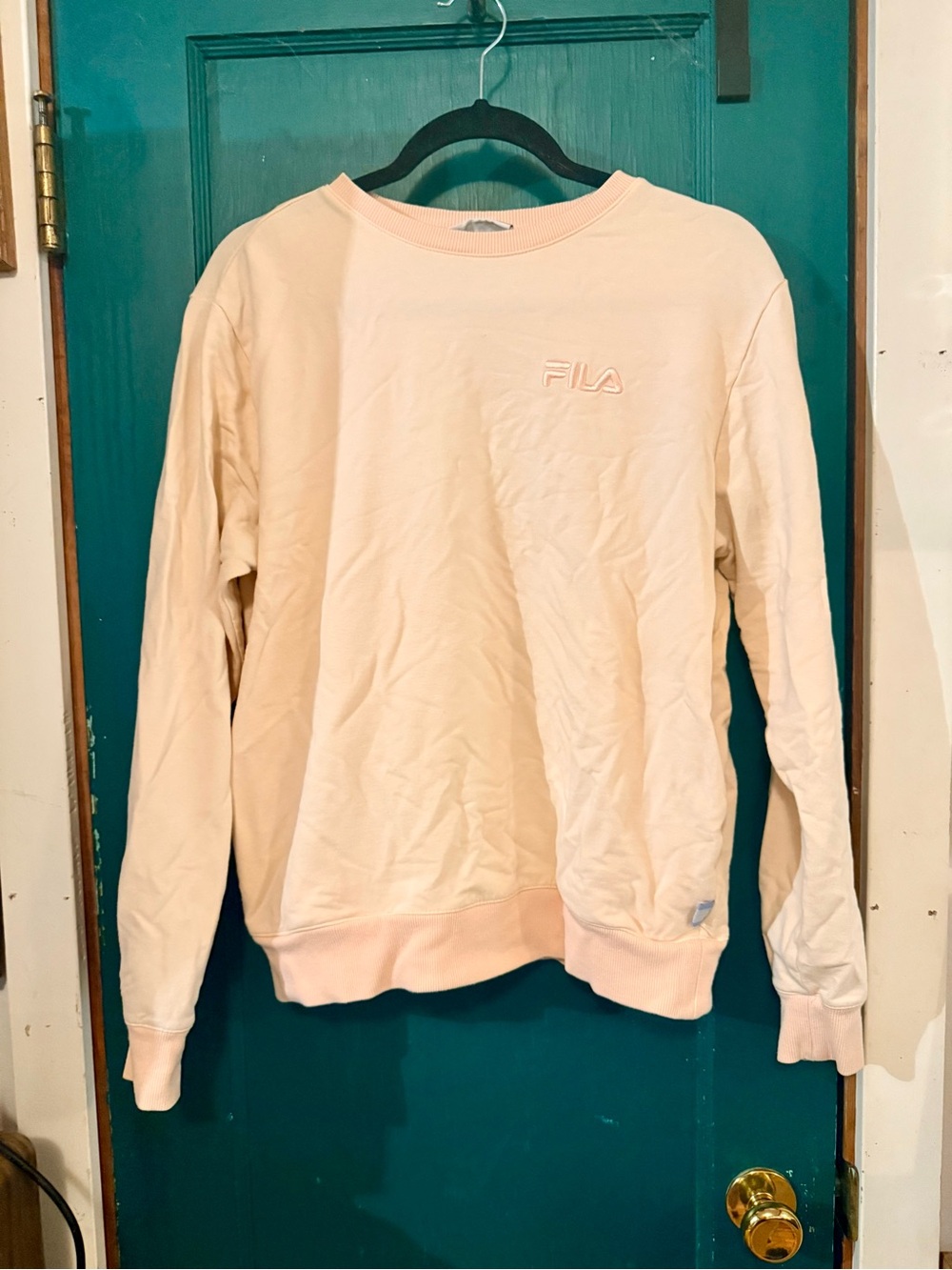 FILA Crewneck Sweatshirt in Light Pink